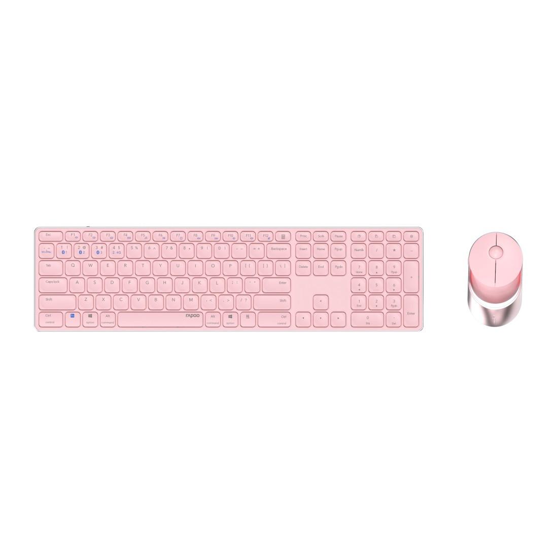 Kabelloses Multi-Mode-Deskset "9850M", Pink, QWERTZ (00215386)