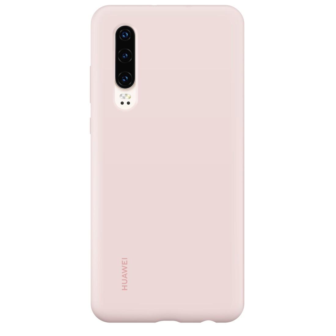 Cover "Silicone Car Case" für Huawei P30, Pink (00190228) Handyhülle