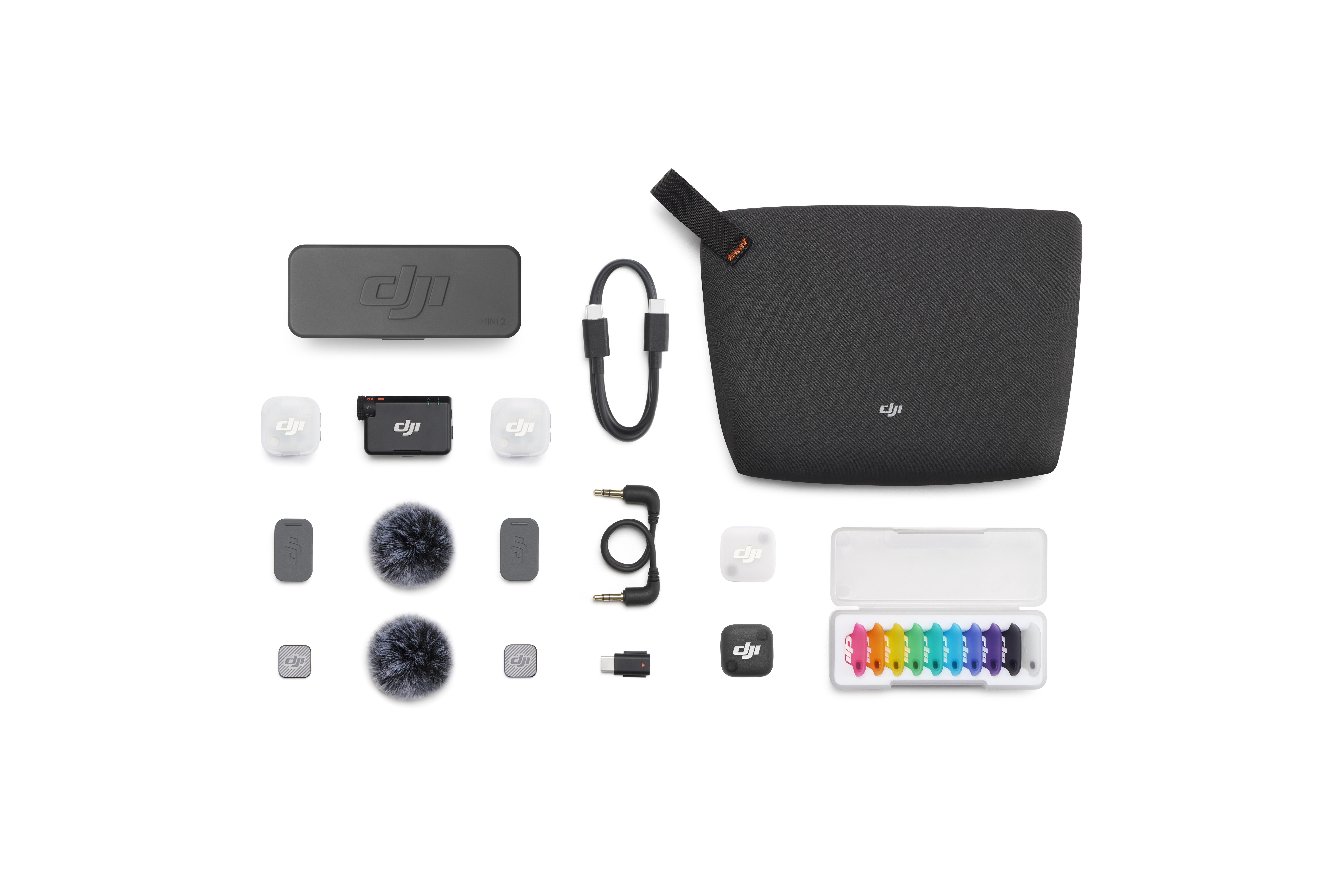 Mic Mini 2 (2 TX + 1 RX + Charging Case) Lavalier-Mikrofon