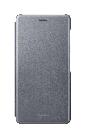Flip Cover für Huawei P9 Lite grau