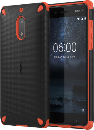 CC-501 Rugged Impact Case für Nokia 6 orange-schwarz