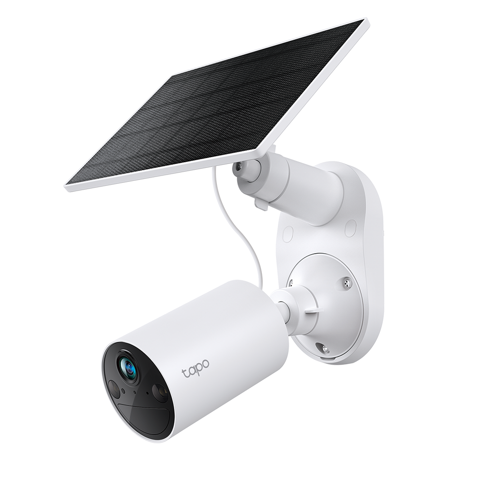 C410 Kit Sicherheitskamera mit Solarpanel, Weiß
