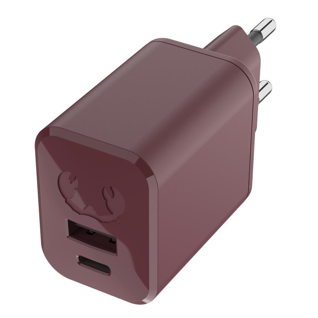 Mini-Charger USB-C und USB-A, PD 45W, Deep Mauve (00220554)