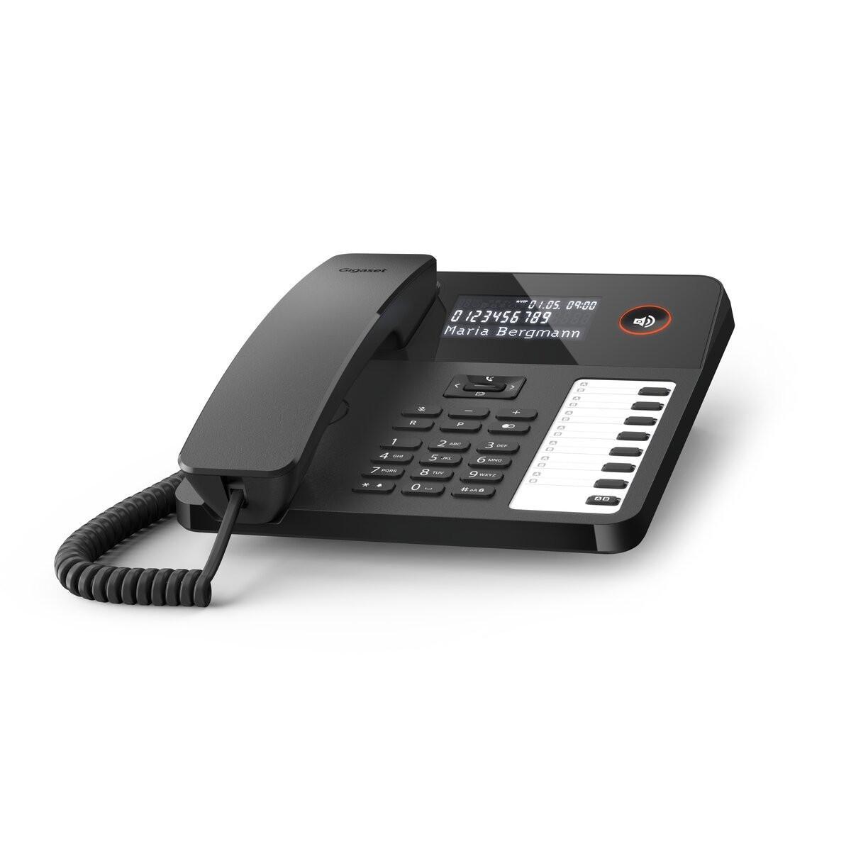 DESK 600, schwarz Schnurgebundenes Telefon