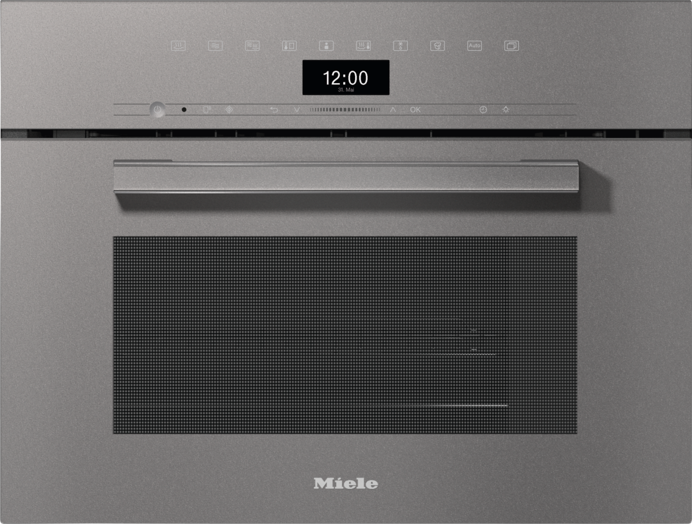DGM 7440 Dampfgarer mit Mikrowelle Graphitgrau
