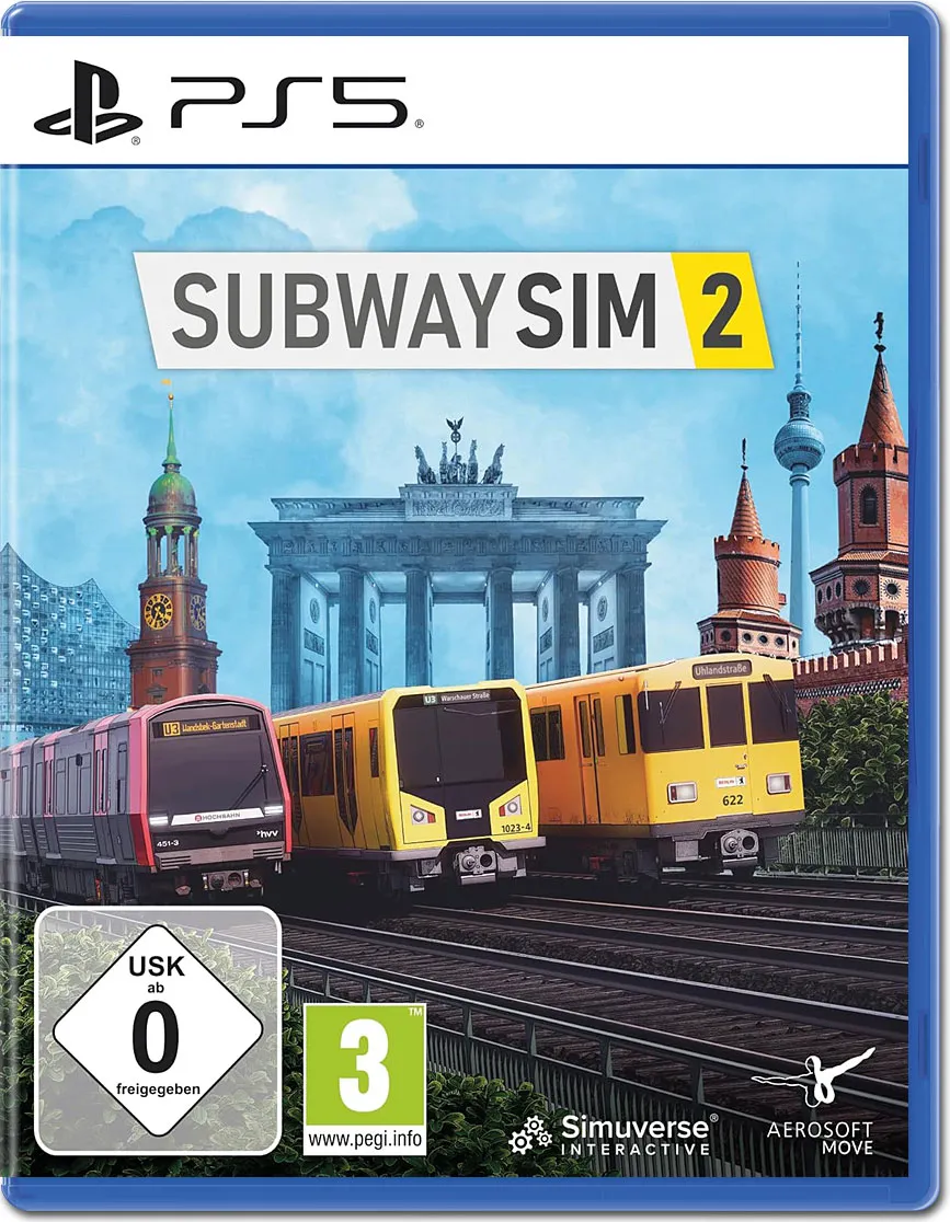 SubwaySim 2 PS5-Spiel