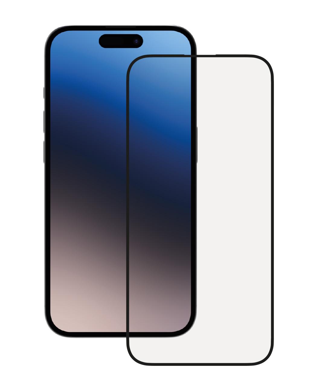 Full Screen Displayschutzglas für iPhone 15 Pro (63938) Schutzglas