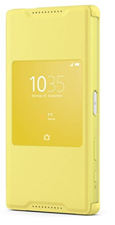 Smartphone-Cover SCR-44 gelb für Xperia Z5 compact gelb