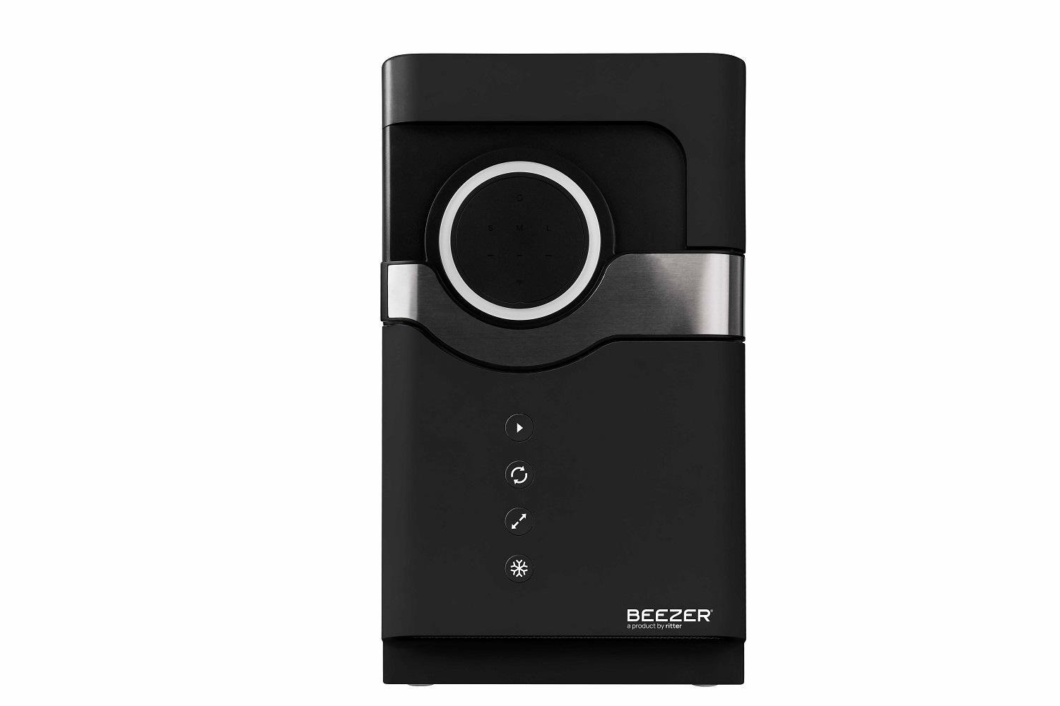 Beezer schwarz Getränkekühlschrank