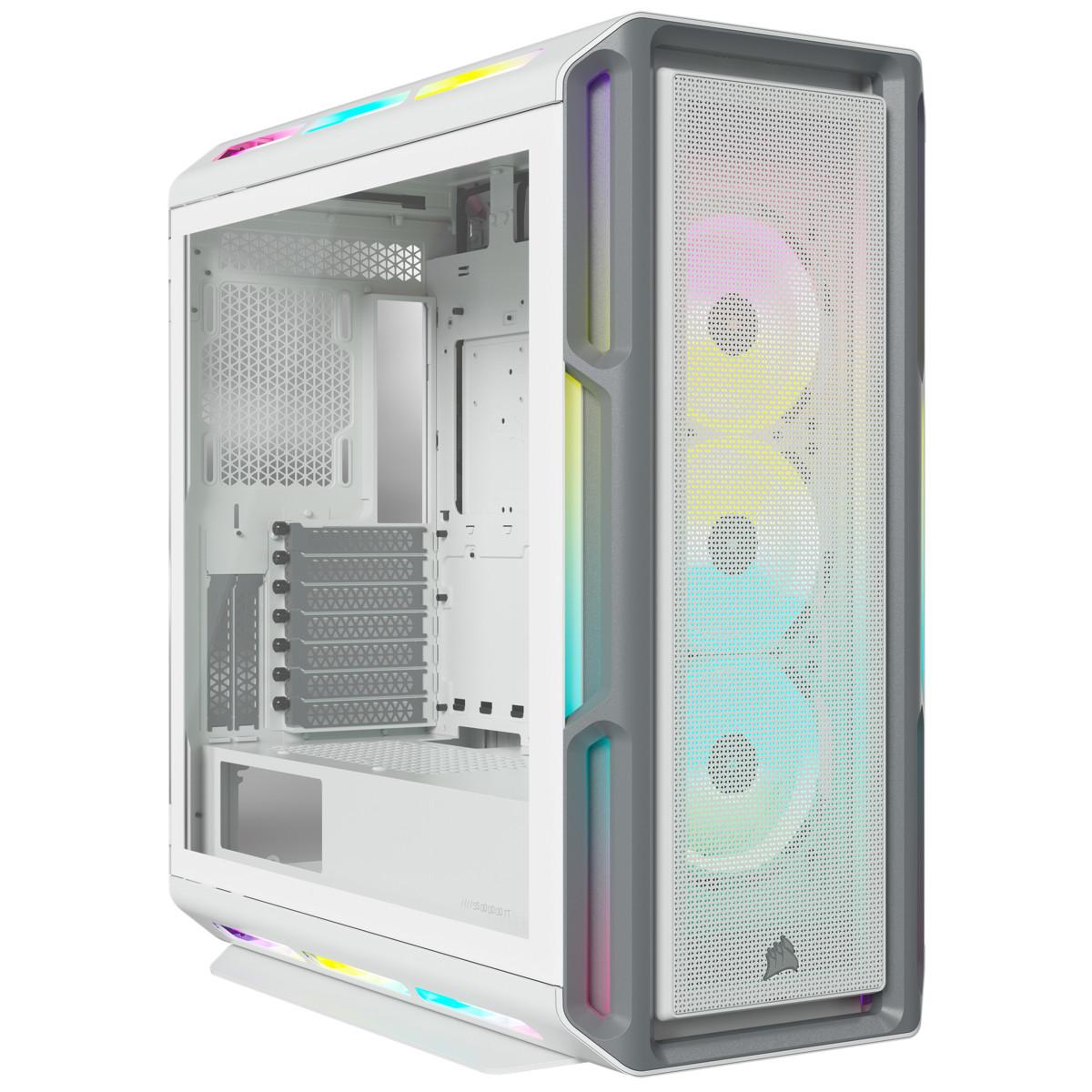 iCUE 5000T RGB Mid-Tower Smart Case, Weiß