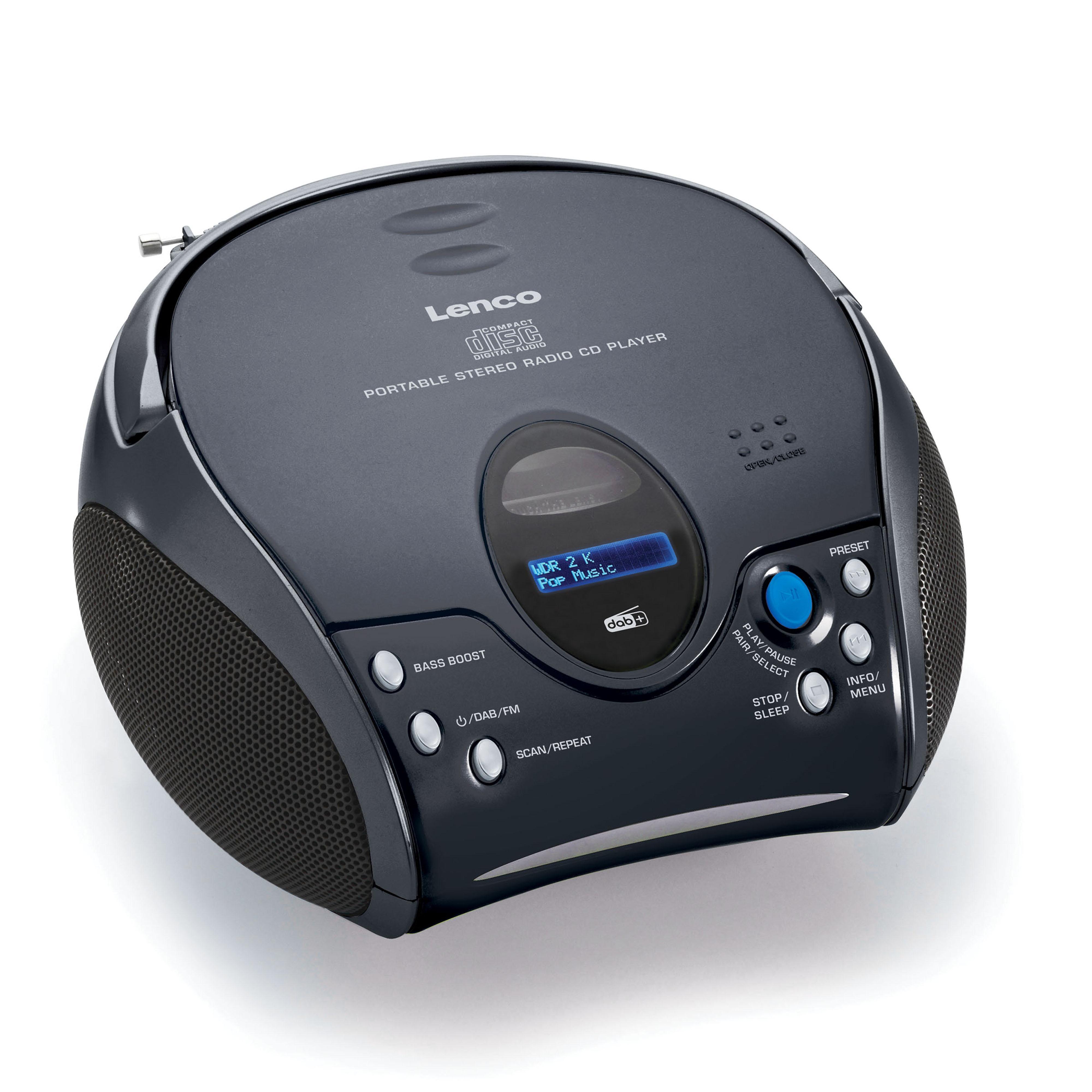 Radiorekorder mit CD-Spieler SCD 24 DAB+ schwarz