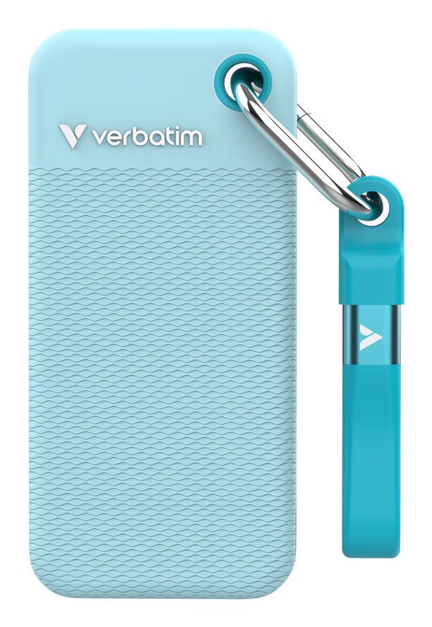 Pocket SSD USB 3.2 Gen 2 1TB Polar Blue incl. two rubber sleeves Externe SSD-Festplatte