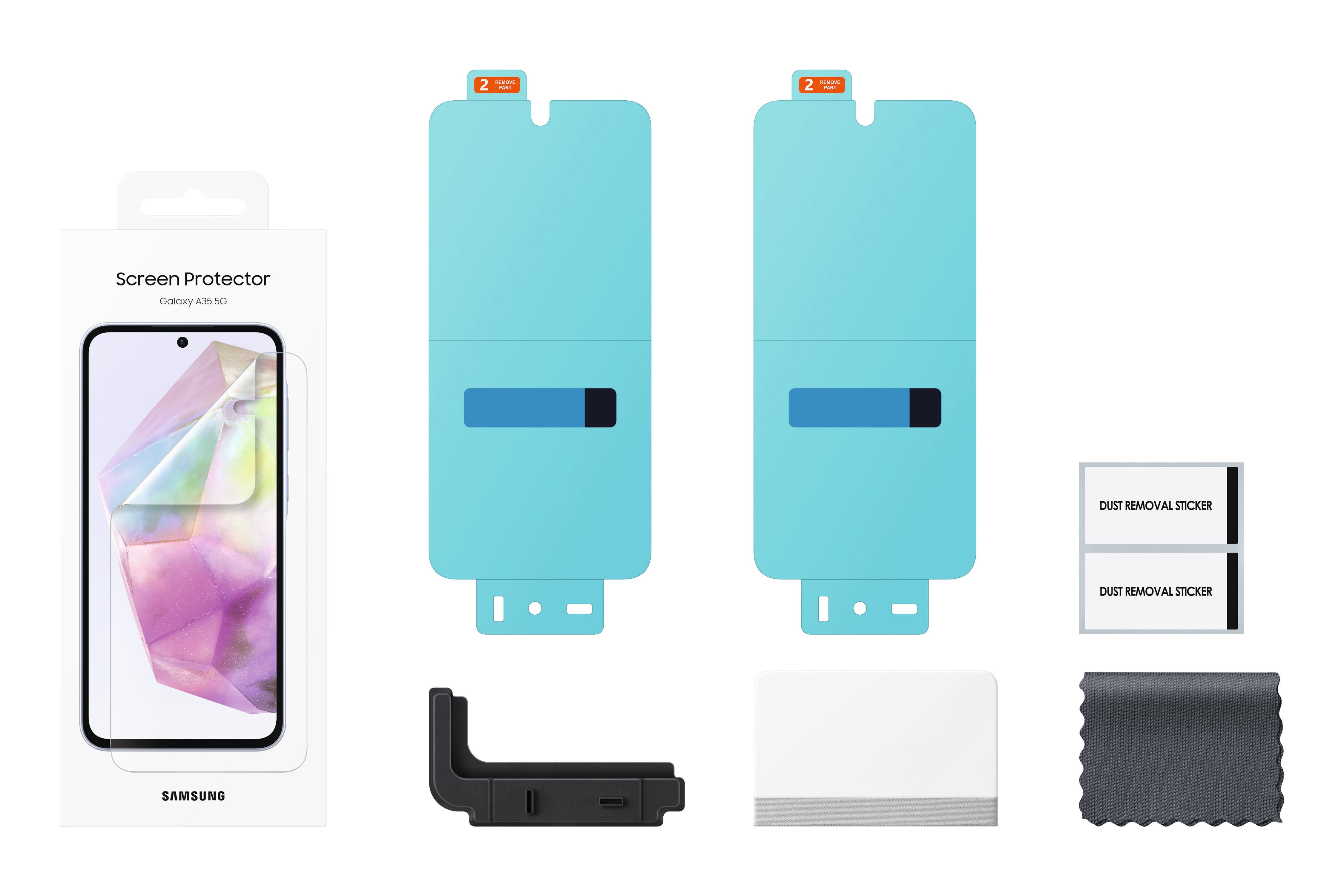 EF-UA356 für Galaxy A35 Screen Protector Transparent Schutzfolie