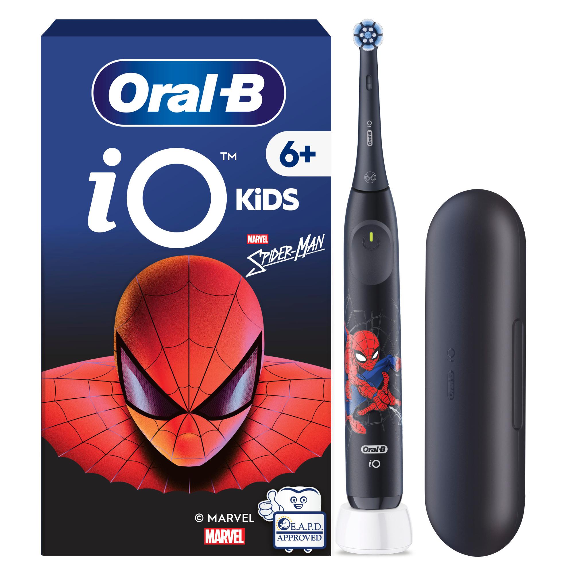 iO Kids 6+ Spiderman inkl. 1 Aufsteckbürste, 1 Reise-Etui Zahnbürste