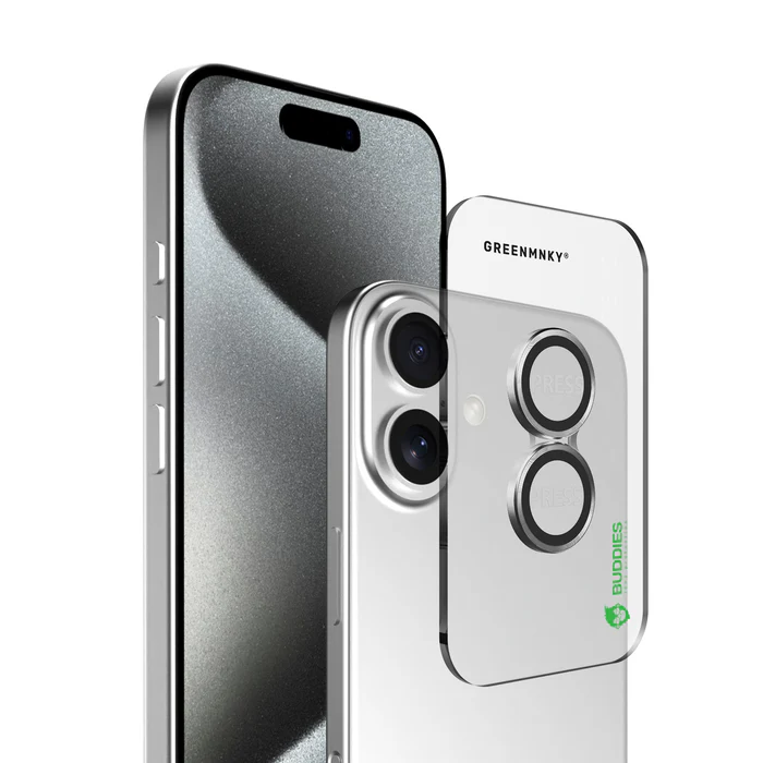 BUDDIES for IPhone 17 (Silver) Schutzglas