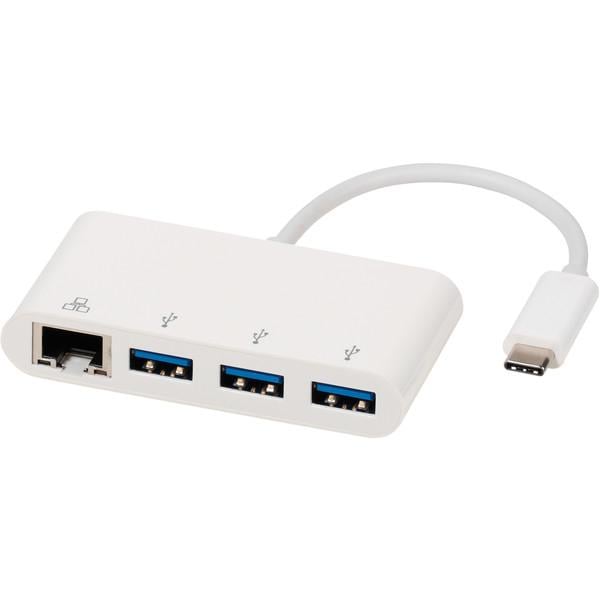 USB Type-C™ Netzwerk Adapter + HUB (39637)