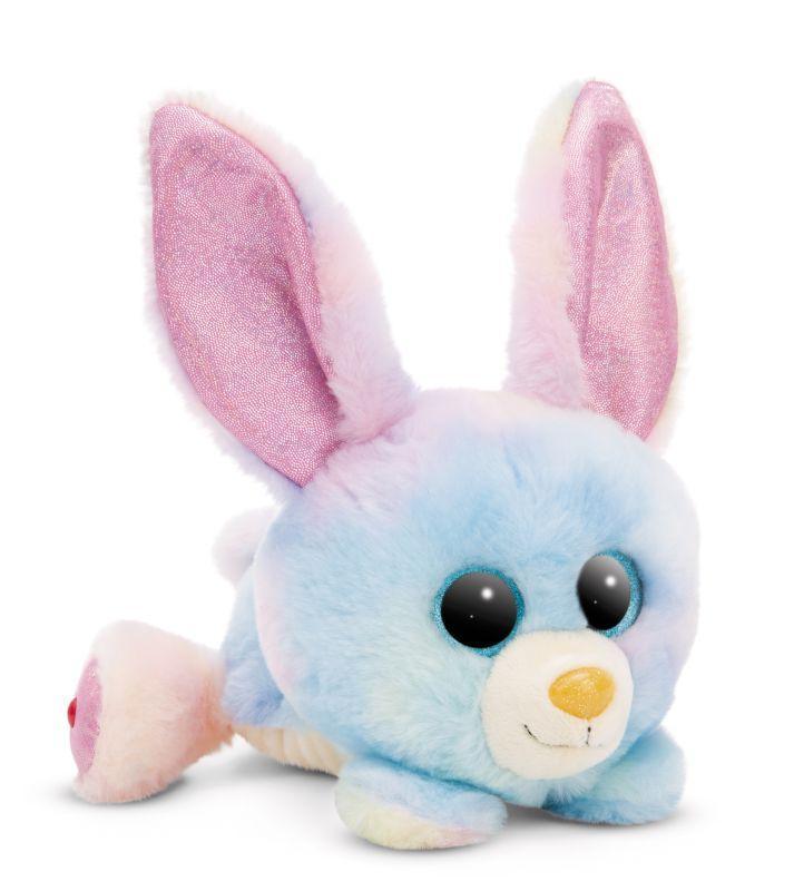 Kuscheltier GLUBSCHIS Hase Rainbow Candy 25cm liegend  Kuscheltier