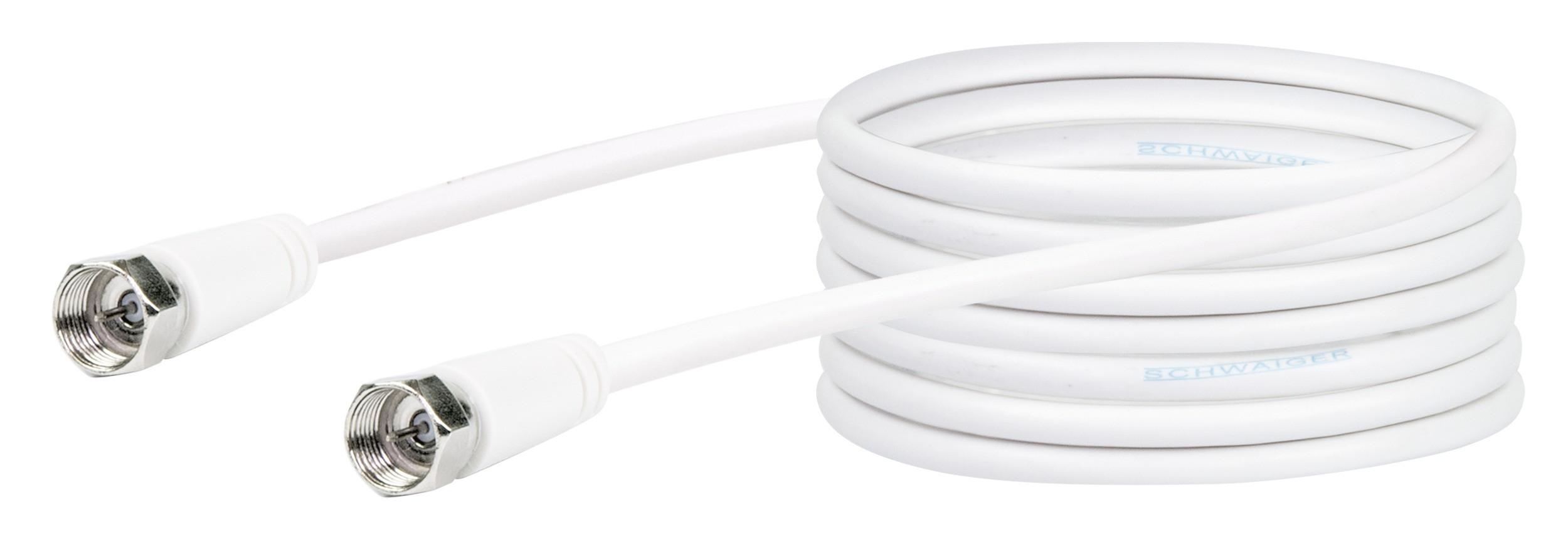 KVC100 - F-Stecker, 10m SAT-Anschlusskabel
