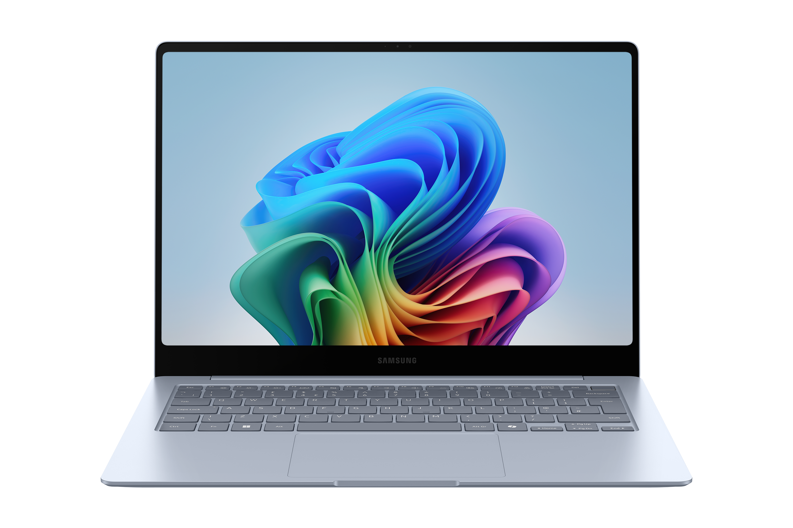 Notebook Galaxy Book4 Edge Icy Blue, Copilot+ PC, 14 Zoll, Snapdragon X Elite, 16GB, 512GB, 3 Jahre Garantie