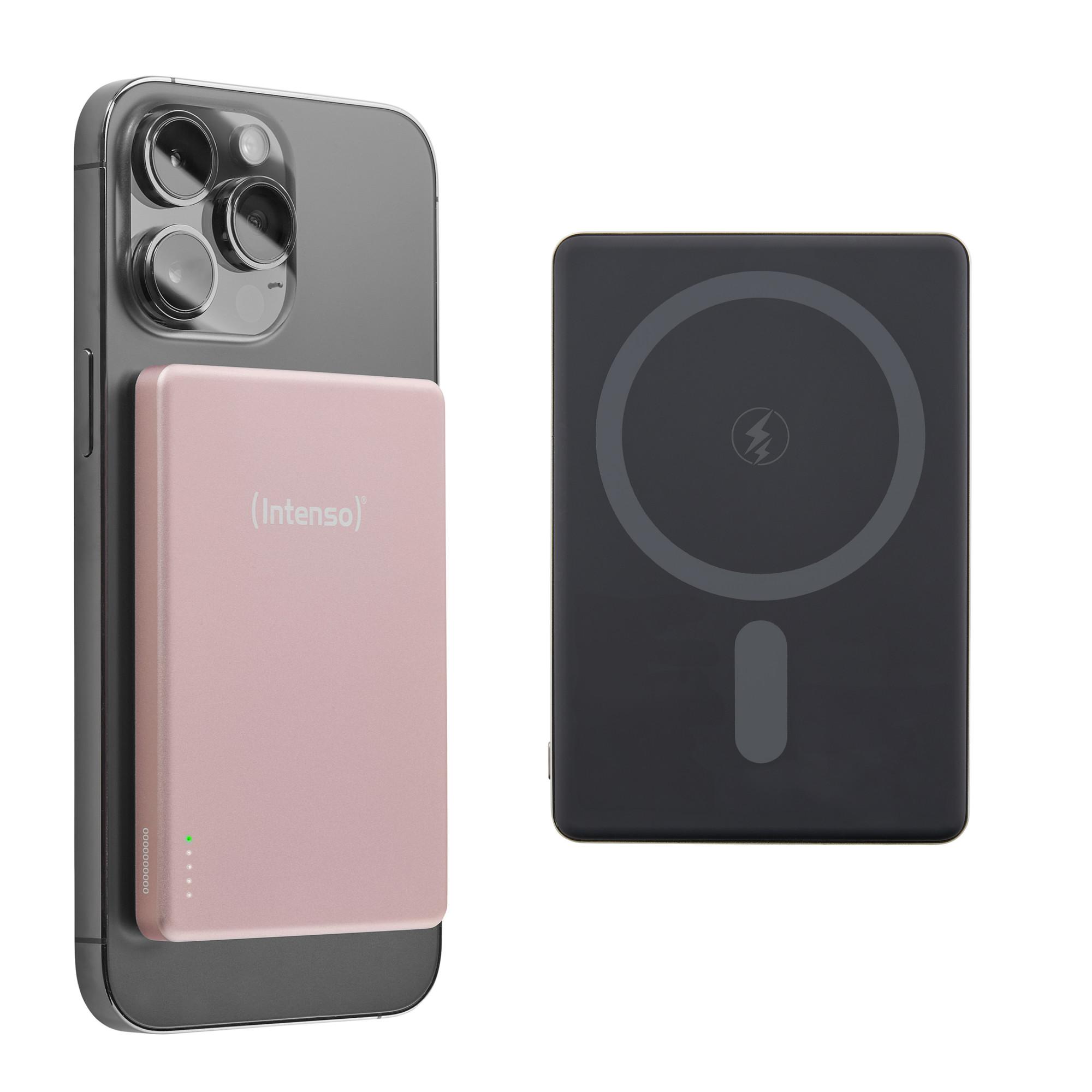 Intenso Magnetic Wireless Powerbank MW5000, 5000 mAh, Rosé