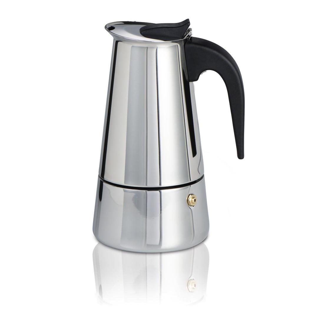 Espressokocher aus Edelstahl, 250 ml, geeignet für Induktion (00111230)