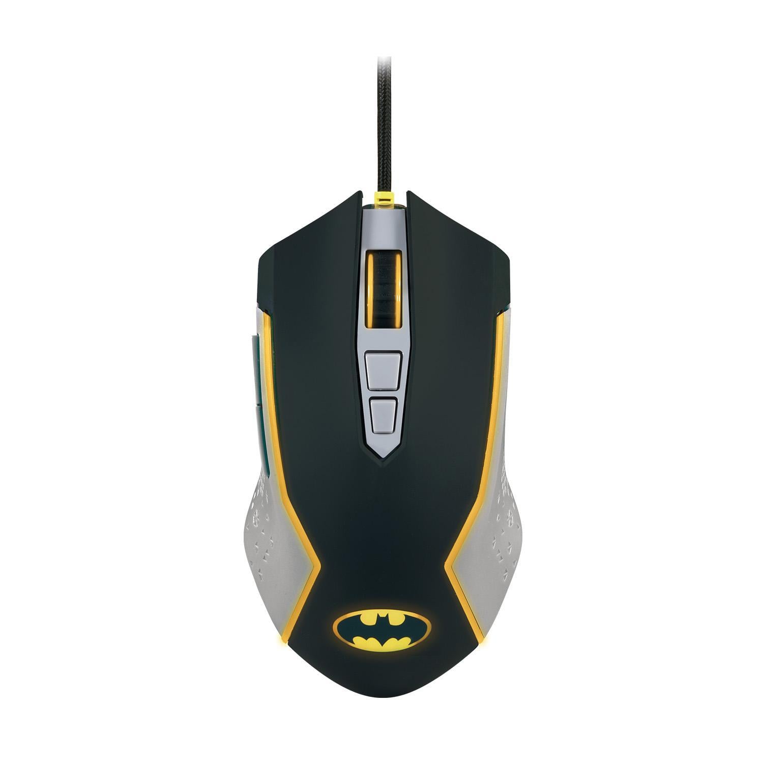 DC Batman Gaming-Maus, Schwarz/Gelb