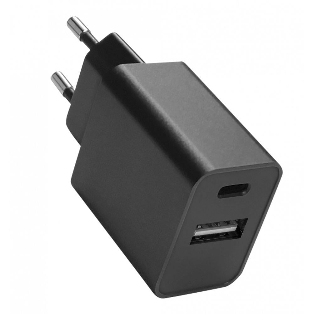 USB Travel Fast Charger Compact 3.0 Schnellladegerät (USB-A + USB-C)