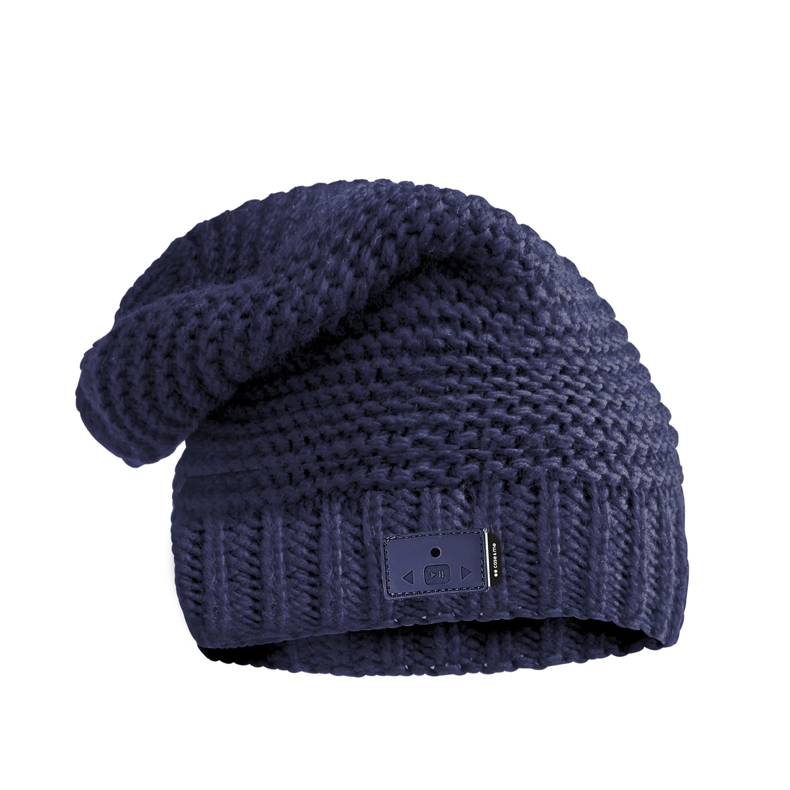 Wintermütze mit integriertem kabellosen Kopfhörer Blau