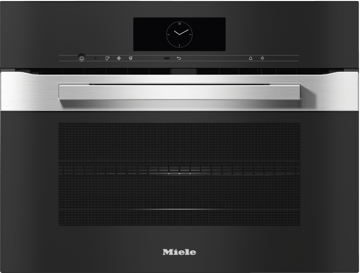 H 7840 BM Edelstahl/CleanSteel Kompakt-Backofen mit Mikrowelle