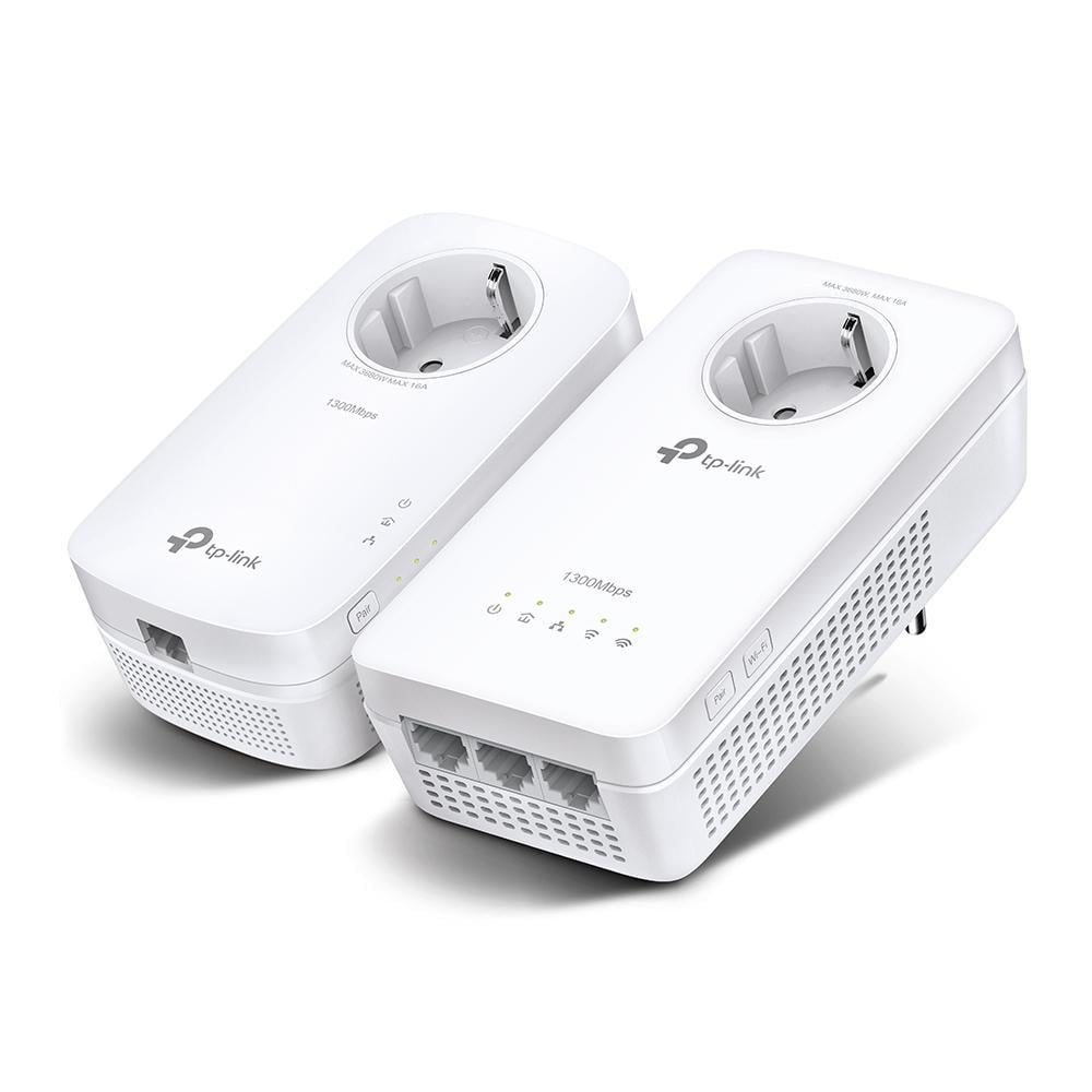 TL-WPA1300P KIT - AV1300-AC1200-Gigabit-WLAN-Powerline-KIT mit Steckdose