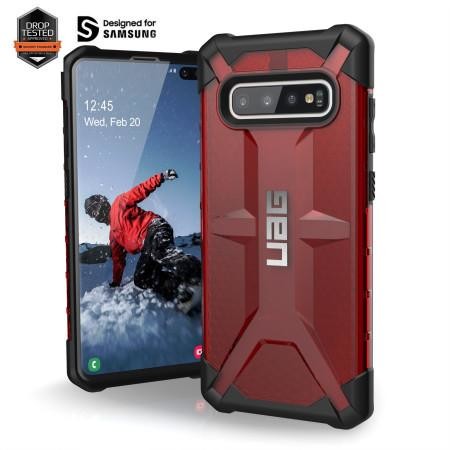 Plasma Case | Samsung Galaxy S10+ | magma (rot transparent)