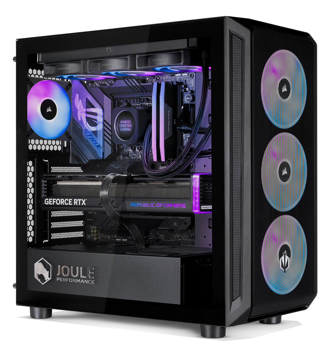 Gaming-PC L1134958, Schwarz, AMD Ryzen 7 9800X3D, 32 GB, 2 TB M.2 SSD, NVIDIA GeForce RTX 5070 Ti