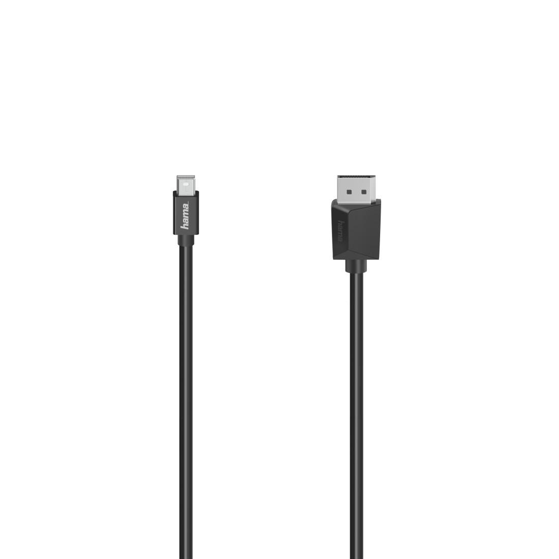 Video-Kabel, Mini-DP-Stecker - DisplayPort-Stecker, Ultra-HD 4K, 1,50 m (00200710)