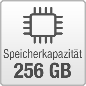 Speicherkapazität 256 GB