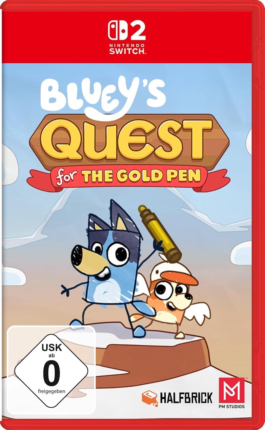 Bluey's Quests for the Gold Pen Nintendo Switch-Spiel