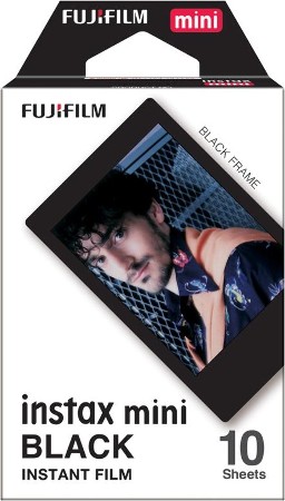 instax mini Film, Black Frame (10 Bilder) Sofortbildkamera-Filme