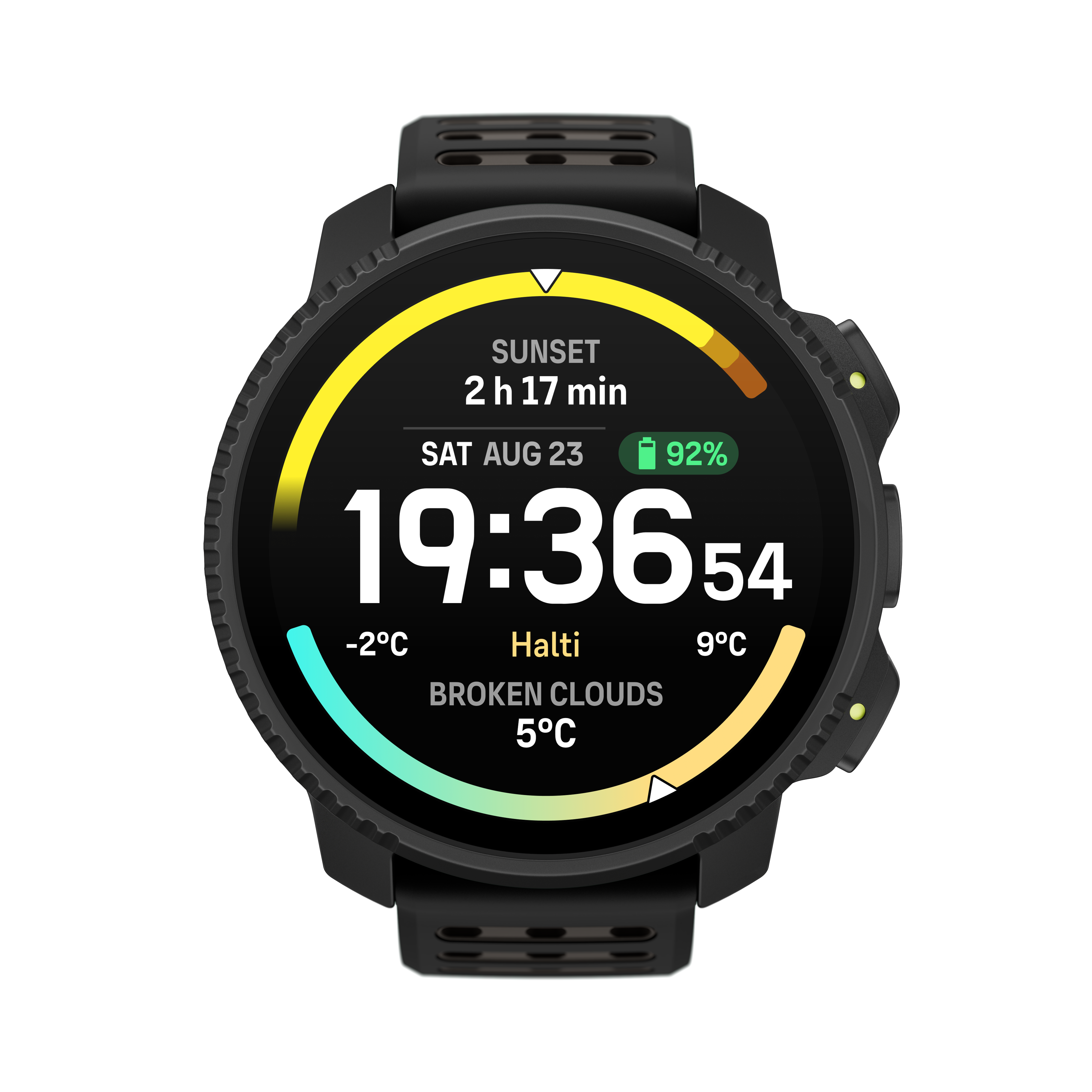 Vertical 2 Black, 48,6 mm Smartwatch