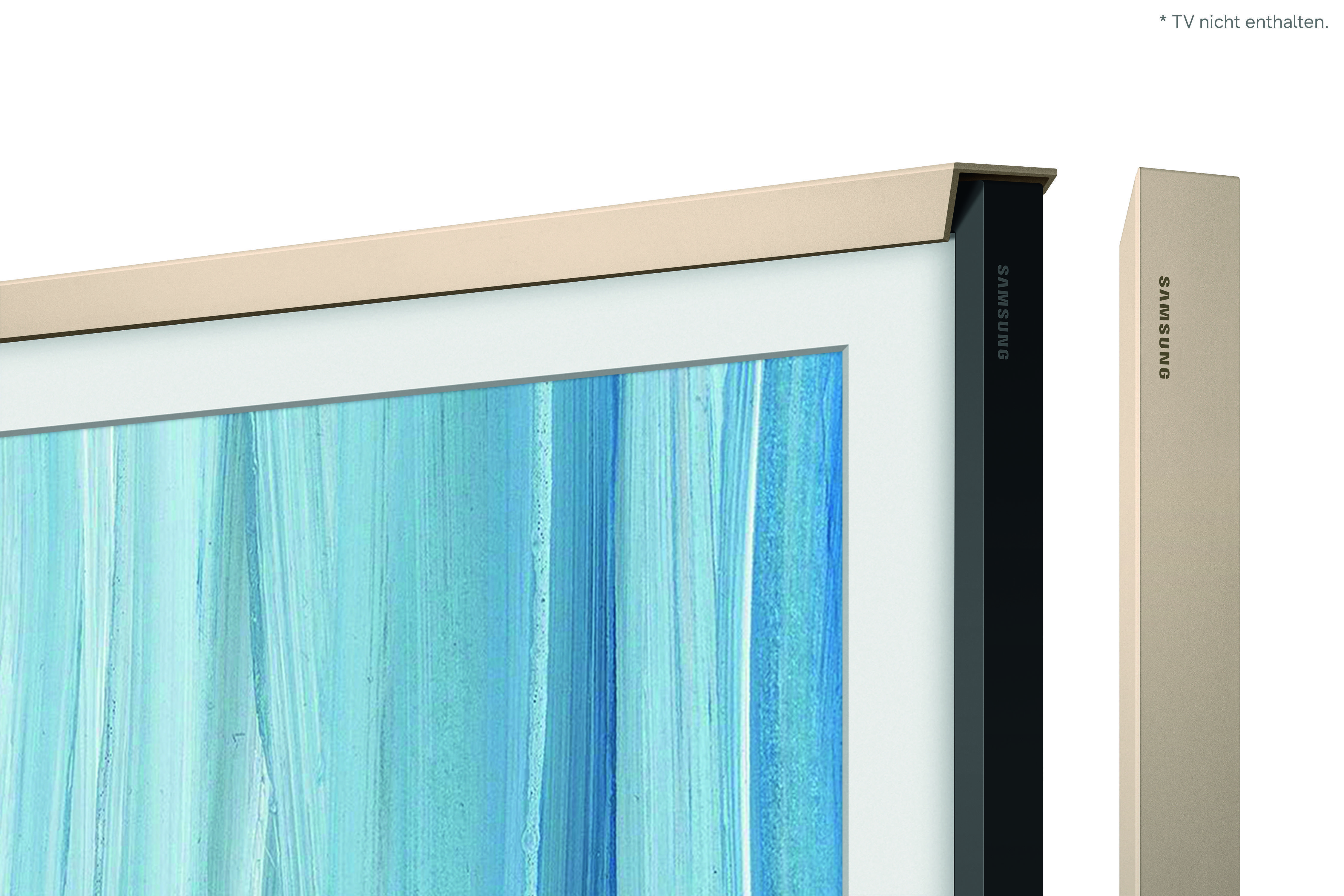 Sandgold Rahmen 75 Zoll für The Frame / The Frame Pro (ab 2021)