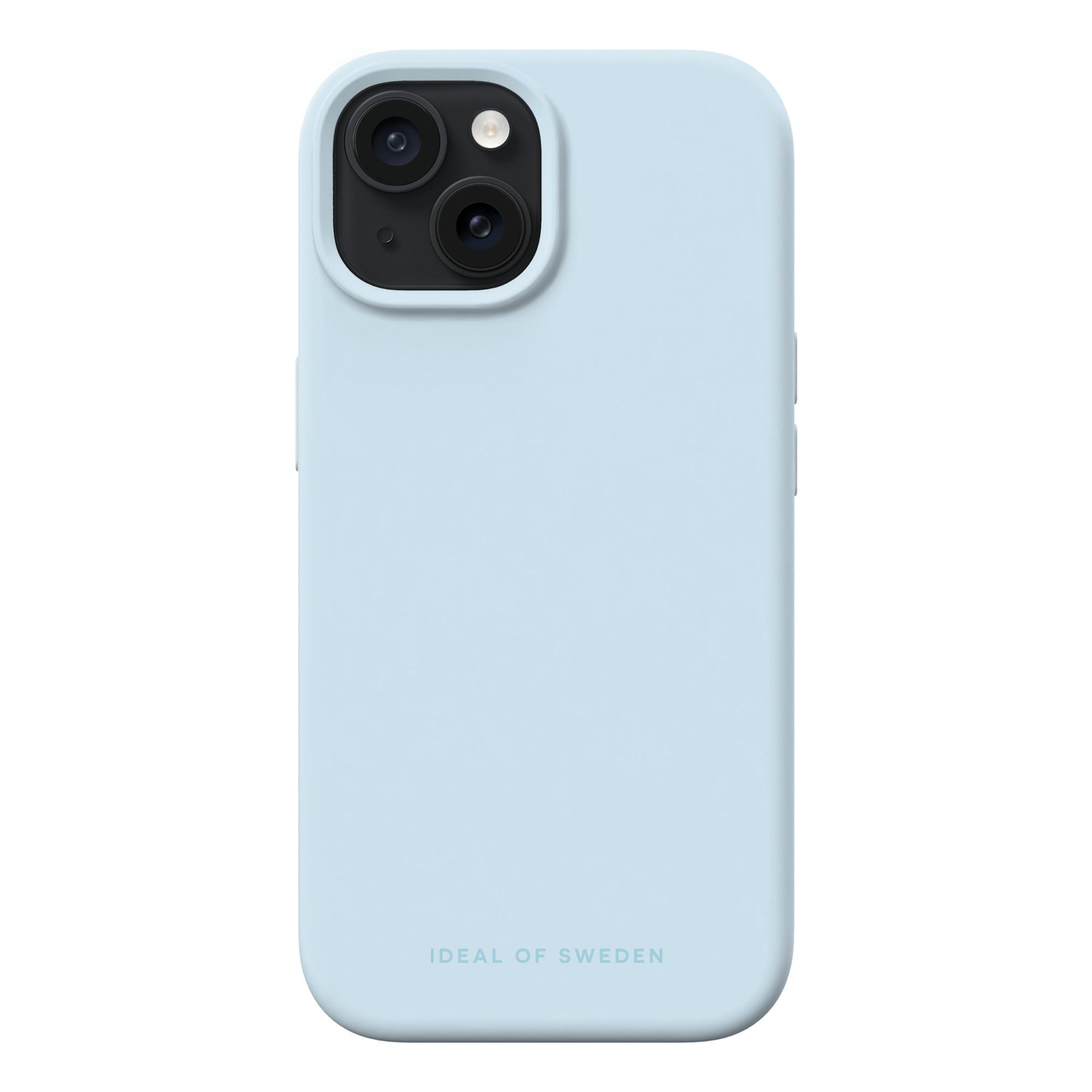 Silicone Case MagSafe iPhone 13 / 14 / 15 / 16e / 17e Light Blue Handyhülle