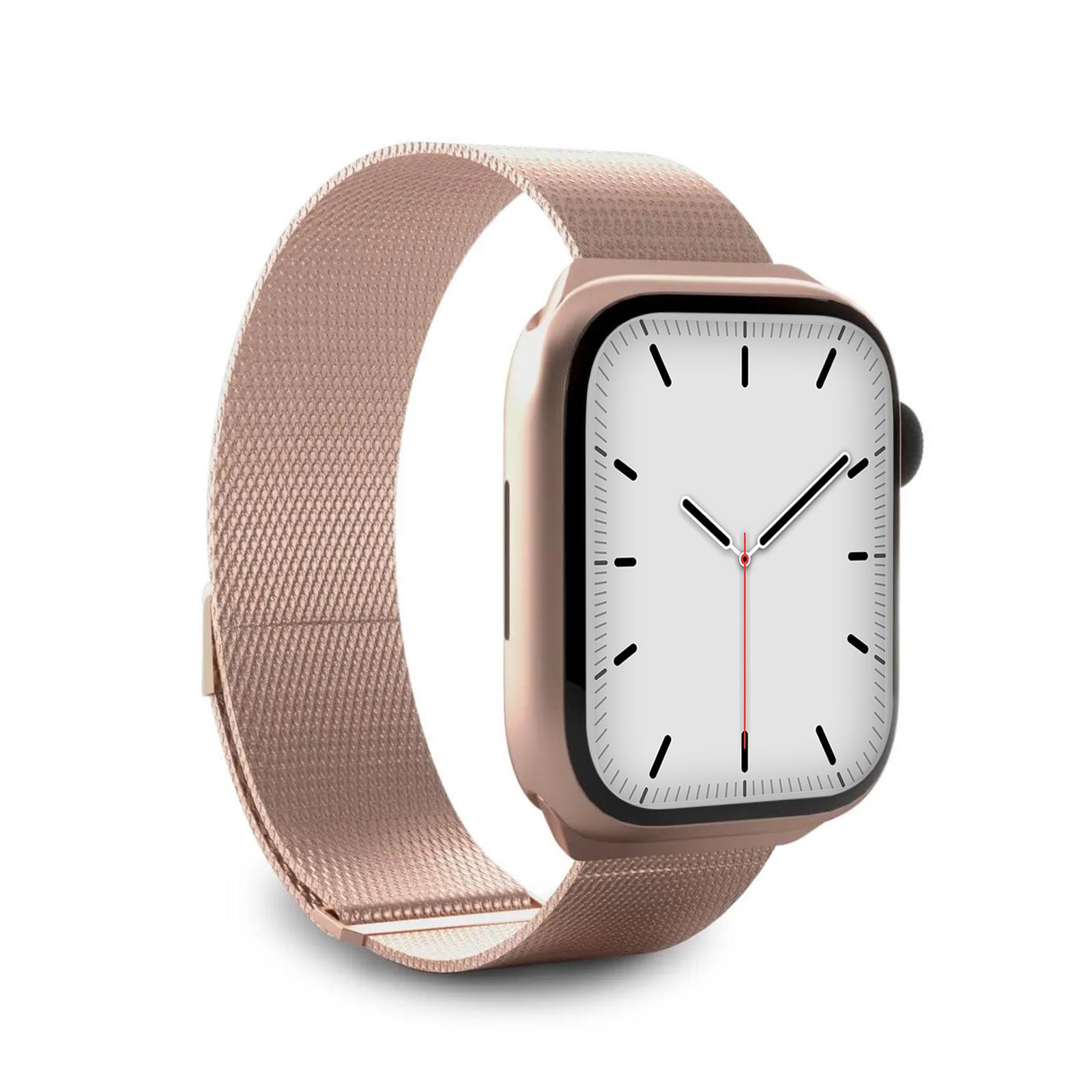 Uhrenarmband für Apple Watch 38/40/41 mm mit Magnetverschluss, Gold Rose (CMAWATCHB40MRG)