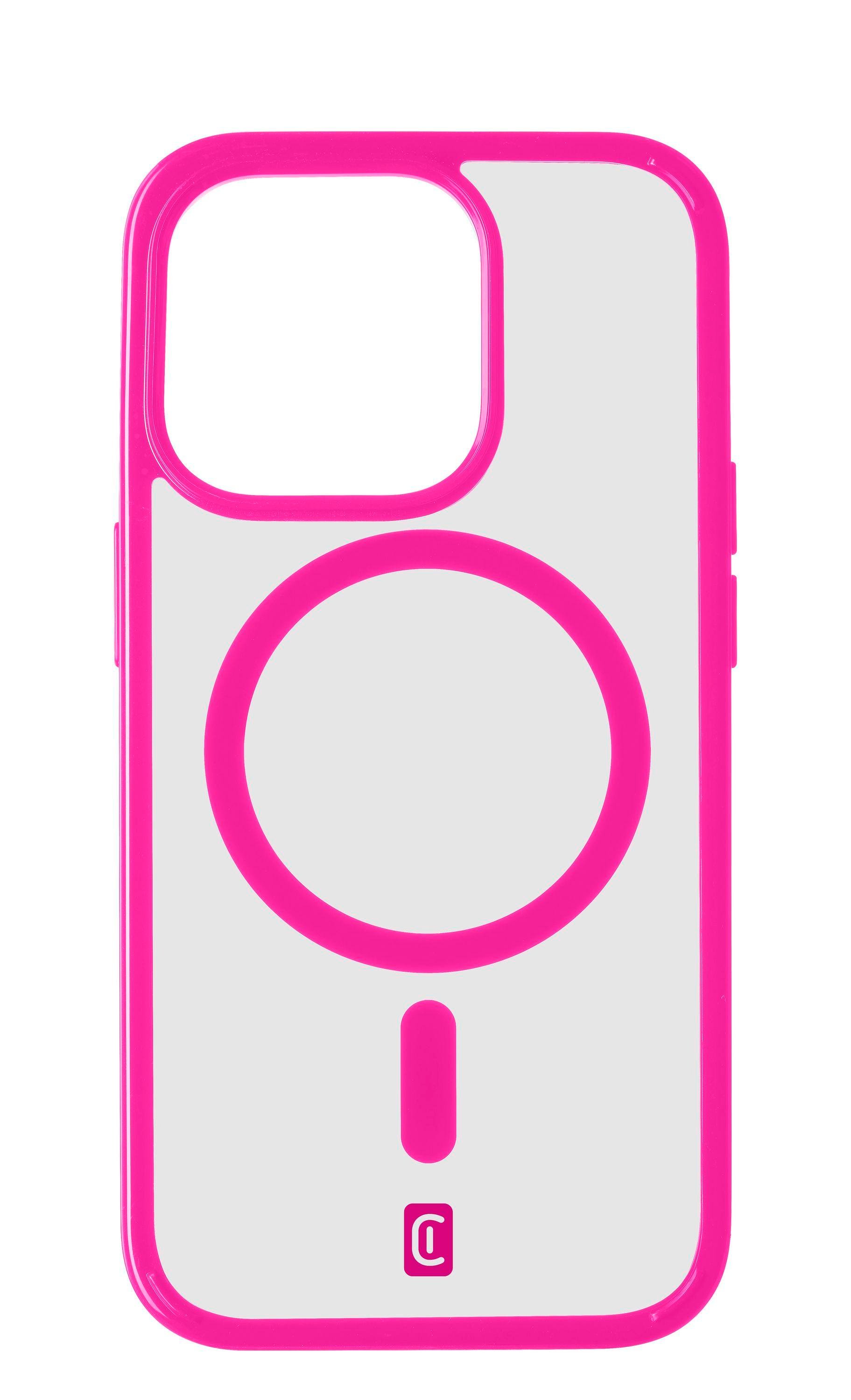 Pop MagSafe Case MAG für Apple iPhone 15 Pro Pink/Transparent Handyhülle