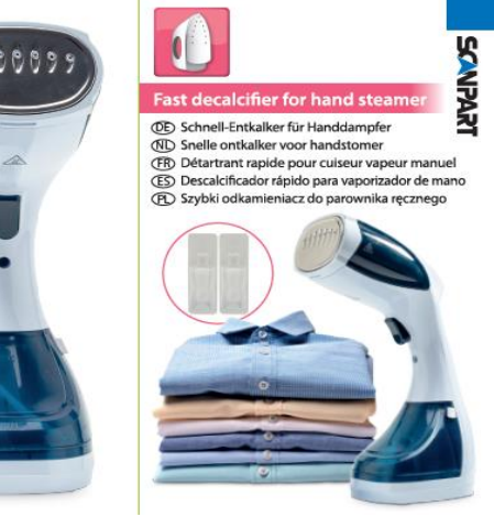 Schnellentkalker Handsteamer