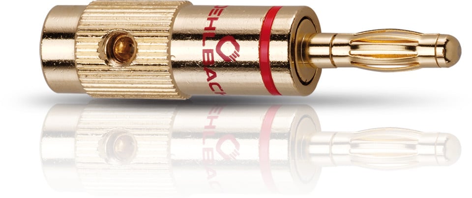 Banana B1 bis 10mm² gold 4St