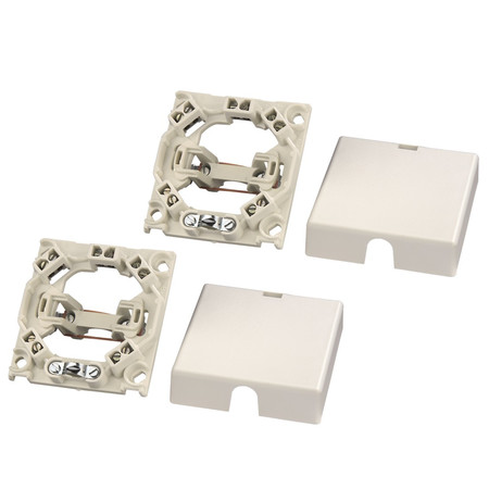 Herdanschlussdose, 2 St./Polyb. (00110972)