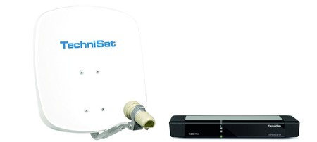HDTV-Komplettpaket SKYRIDER + 1 x TECHNIBOX S4 polarweiß