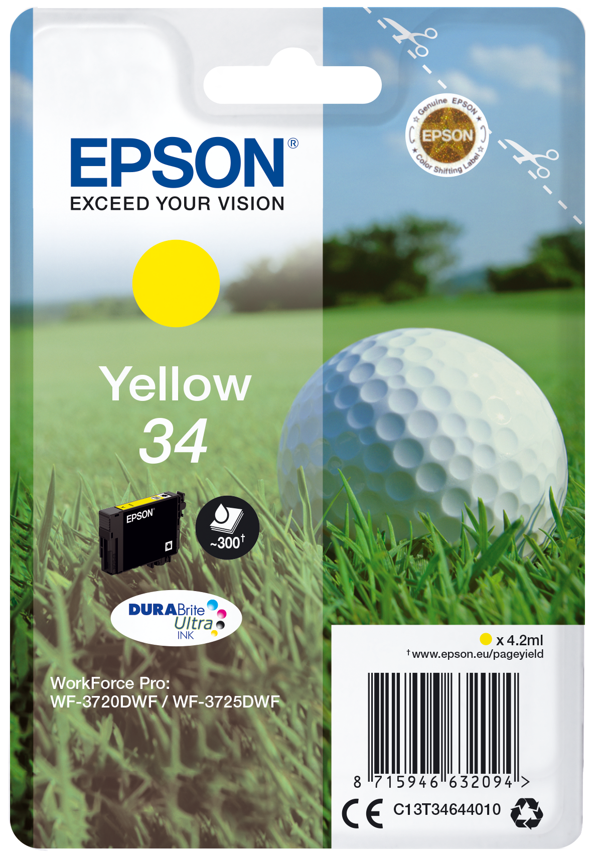 C13T34644010 Golfball gelb Druckerpatrone