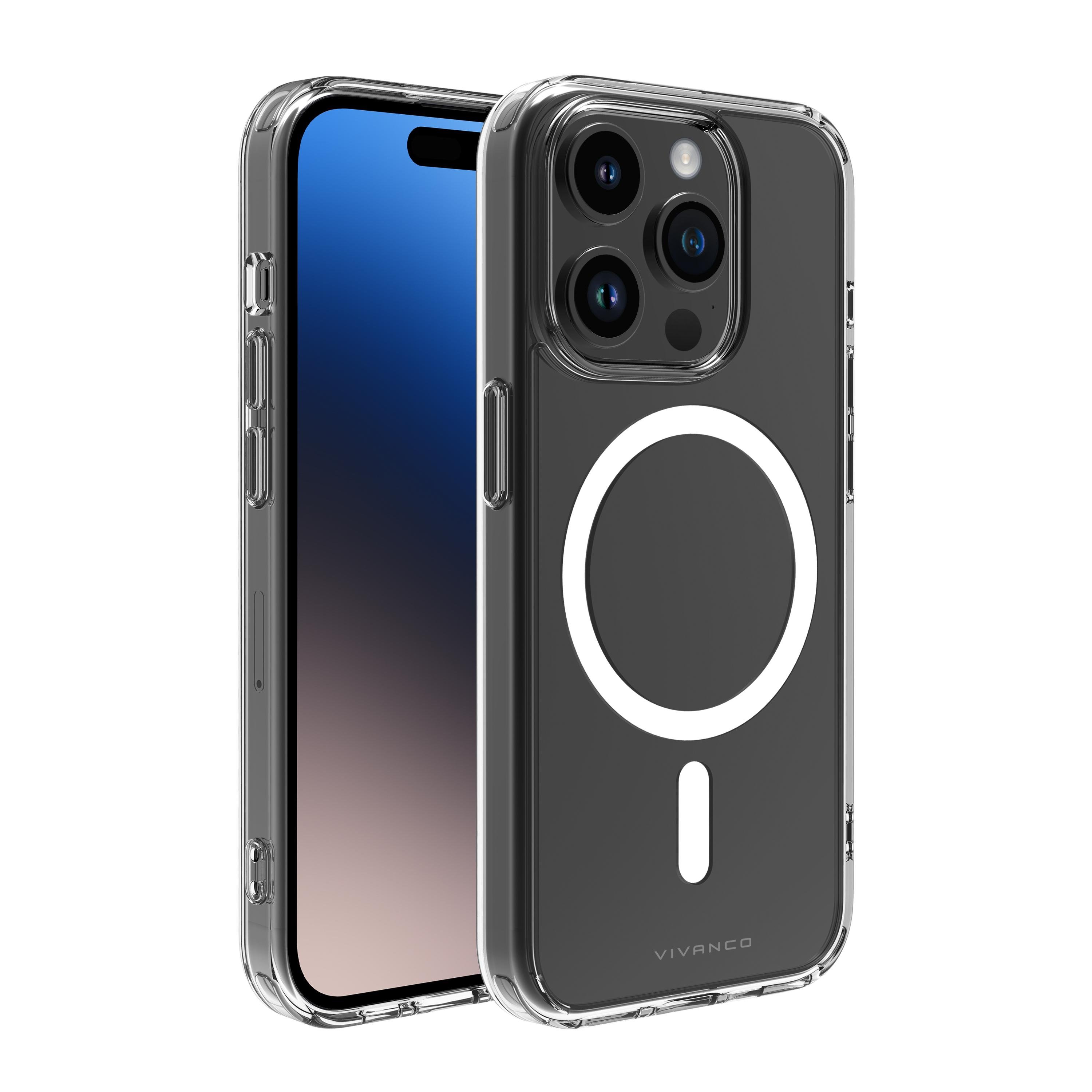 Mag Steady Anti Shock Cover, Magnetic Wireless Charging Support für iPhone 15 Pro (63901) Handyhülle
