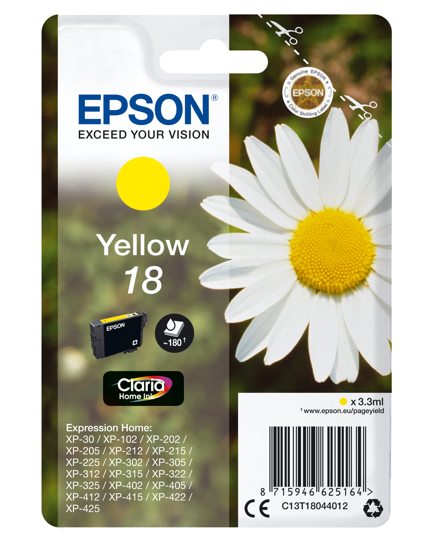 C13T18044012 Gänseblume gelb Druckerpatrone