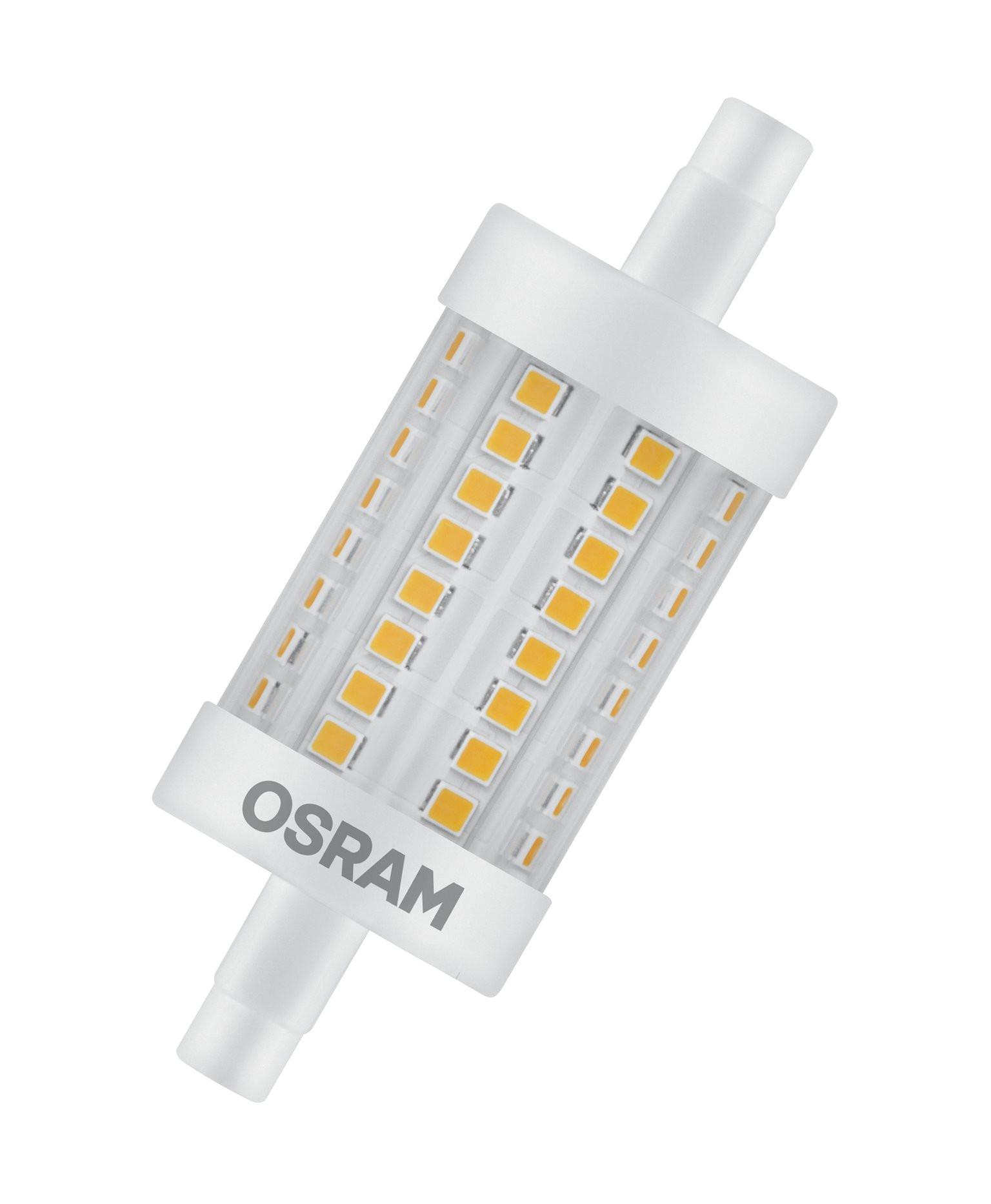 LED-Lampe "LINE", Kolben, 78mm, 6,5W, R7S, Warmweiß, klar (00215122)