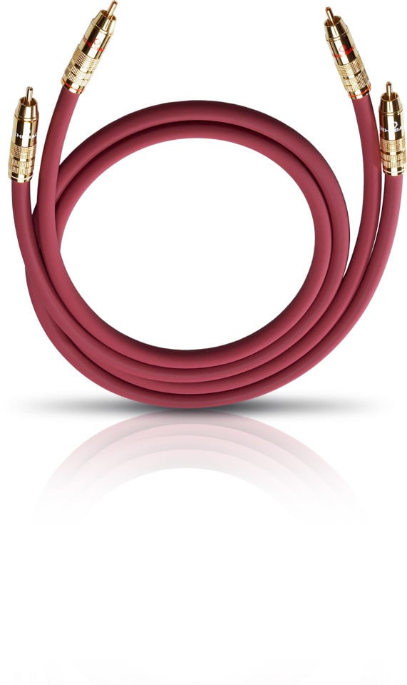 NF 214 MASTER SET bordeaux 2x1,0m Audio-Cinchkabel
